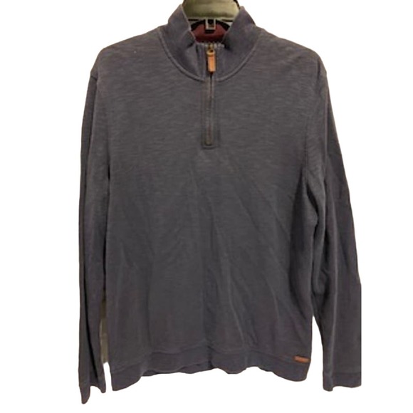 Ted Baker  Grayish Purple  Size 4 Quarter Zip Pullover Mens - Picture 1 of 7